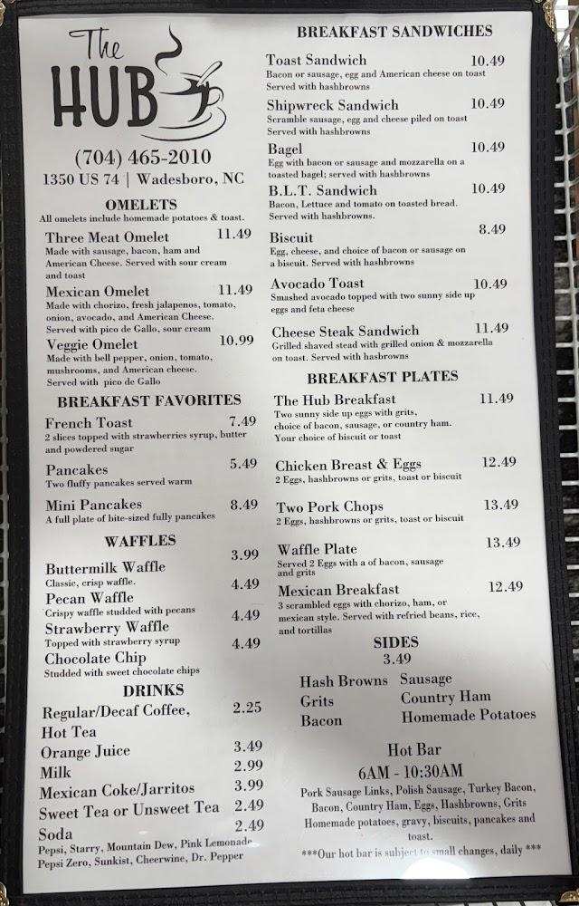 Hub Grill Menu image 2
